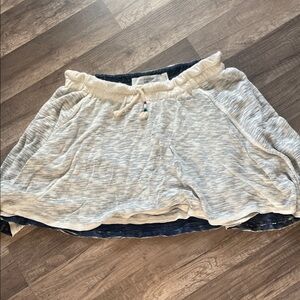 Sol Angeles Playa Spray A Line Layered Mini Skirt L